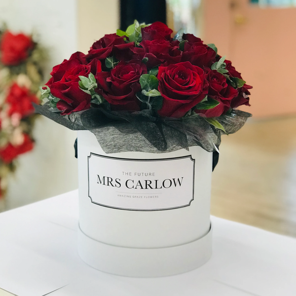 Customised Rose Hat Box